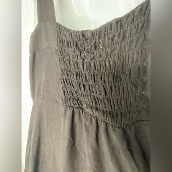 Vince Camuto Black Square Neck Sleeveless Maxi Swing Dress - Picture 6 of 6